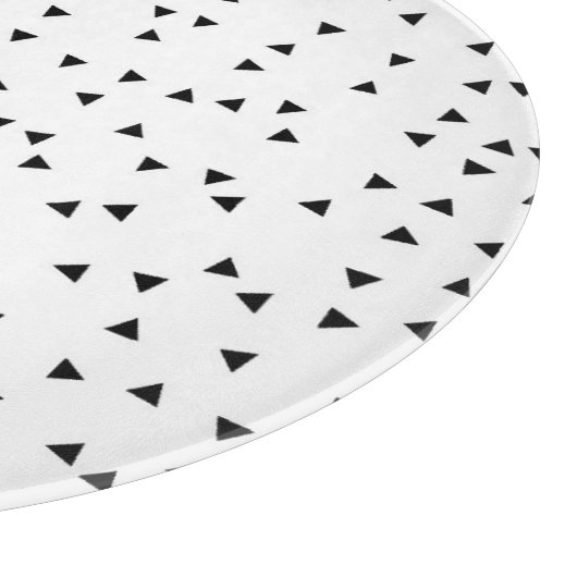 Skandinavisches Art-Dreieck-Muster Schneidebrett (Ecke)