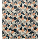 Skandinavisches Art-Gebirgsmuster Duschvorhang (Vorderseite)