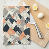Skandinavisches Art-Gebirgsmuster Geschirrtuch (Viertel Falte)