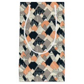 Skandinavisches Art-Gebirgsmuster Kleine Geschenktüte (Vorderseite)