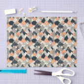 Skandinavisches Art-Gebirgsmuster Seidenpapier (Handwerk)