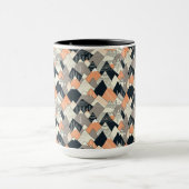 Skandinavisches Art-Gebirgsmuster Tasse (Zentrum)