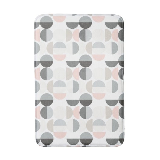 Skandinavisches Art-Halbrund-Muster Badematte (Vorderseite Vertikal)