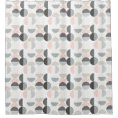 Skandinavisches Art-Halbrund-Muster Duschvorhang (Vorderseite)