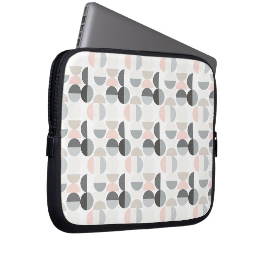Skandinavisches Art-Halbrund-Muster Laptopschutzhülle (Vorne Rechts)