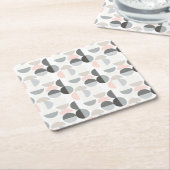 Skandinavisches Art-Halbrund-Muster Rechteckiger Pappuntersetzer (angewinkelt)