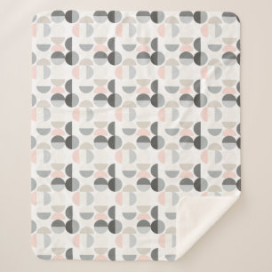 Skandinavisches Art-Halbrund-Muster Sherpadecke