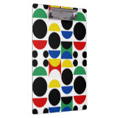 Skandinavisches Bauhaus Mid Century Muster Klemmbrett (Rechts)