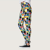 Skandinavisches Bauhaus Mid Century Muster Leggings (Links)