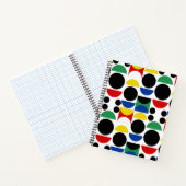 Skandinavisches Bauhaus Mid Century Muster Notizblock (Innenseite)