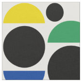 Skandinavisches Bauhaus Mid Century Muster Stoff (Nahaufnahme)