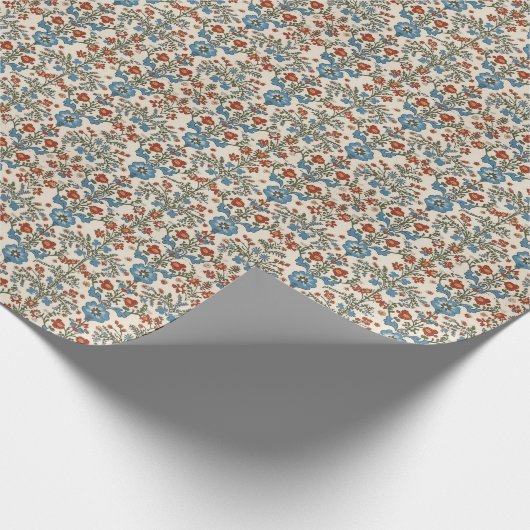 Skandinavisches Blume Geschenkpapier (Ecke)