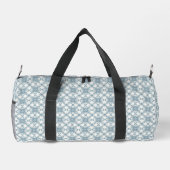 Skandinavisches Blumenmuster Duffle Bag (Rückseite)