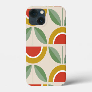 Skandinavisches Blumenmuster,Retro-Stil,Mitte des Case-Mate iPhone Hülle