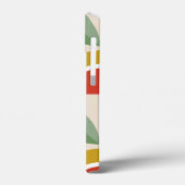 skandinavisches Blumenmuster, Retrostil, Mitte Case-Mate iPhone Hülle (Rückseite / Links)