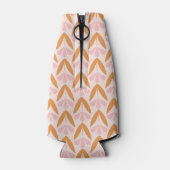 skandinavisches Blumenmuster, Retrostil, Mitte Flaschenkühler (Rückseite)