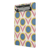skandinavisches Blumenmuster, Retrostil, Mitte Mini Klemmbrett (Gewinkelt2)