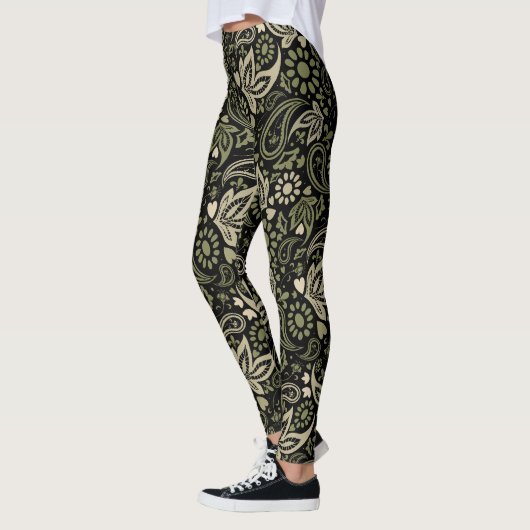 skandinavisches Boho Ethnic-Muster Leggings (Links)