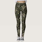 skandinavisches Boho Ethnic-Muster Leggings (Vorderseite)