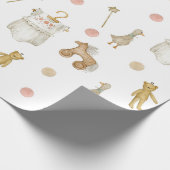 Skandinavisches Boho-Kinderzimmer-Muster Geschenkpapier (Ecke)