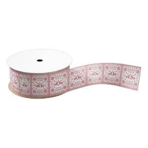 Skandinavisches Cross-Stitpanel - Ripsband