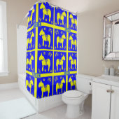 skandinavisches Design Duschvorhang (Beispiel)