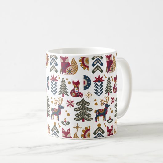 skandinavisches Design Kaffeetasse (VorderseiteRechts)