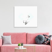 skandinavisches Design Leinwanddruck (Insitu (Wohnzimmer))