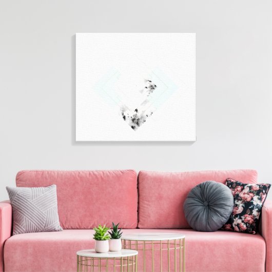 skandinavisches Design Leinwanddruck (Insitu (Wohnzimmer))