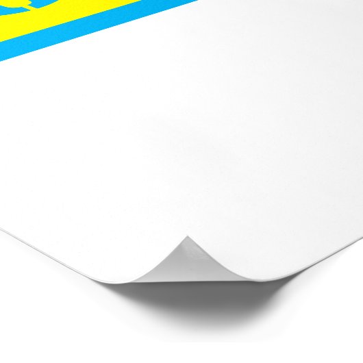 skandinavisches Design, Personalisiert Glad Midsom Poster (Ecke)