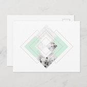 skandinavisches Design Postkarte (Vorne/Hinten)