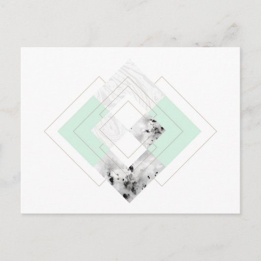 skandinavisches Design Postkarte (Vorderseite)