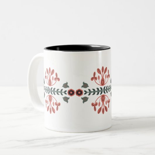 skandinavisches Design Zweifarbige Tasse (Vorderseite Links)
