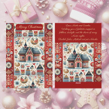 Skandinavisches Dorf Nordic Art Weihnachtshaus