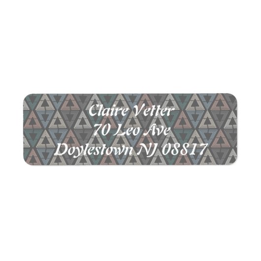 skandinavisches Dreieckslabel (Vorne)