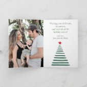 Skandinavisches Ein Foto Weihnachten (Innenseite)