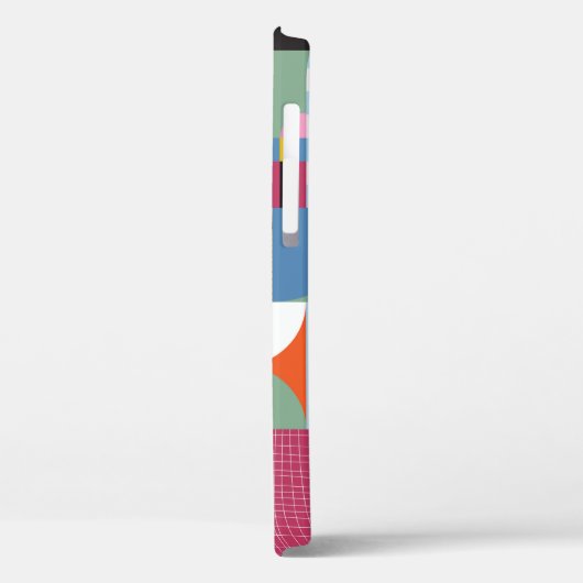 skandinavisches farbiges Muster Case-Mate iPhone Hülle (Rückseite / Links)