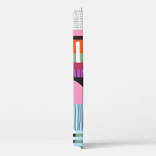 skandinavisches farbiges Muster Case-Mate iPhone Hülle (Rückseite / Rechts)