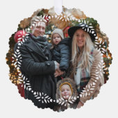 Skandinavisches Folk Dala HorChristmas Ornament Karte (Vorderseite)