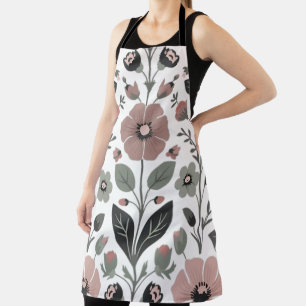 Skandinavisches Folk Florals - Stilvolle Primrosen Schürze