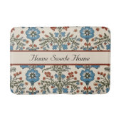 Skandinavisches Folkloredesign - Blume individuell Badematte (Vorderseite)