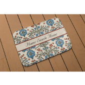 Skandinavisches Folkloredesign - Blume individuell Badematte