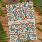 Skandinavisches Folkloredesign - Blume individuell Feiertagspostkarte