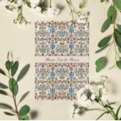 Skandinavisches Folkloredesign - Blume individuell Feiertagspostkarte