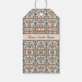 Skandinavisches Folkloredesign - Blume individuell Geschenkanhänger