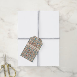 Skandinavisches Folkloredesign - Blume individuell Geschenkanhänger