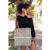 Skandinavisches Folkloredesign - Blume individuell Tasche