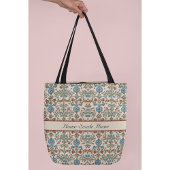 Skandinavisches Folkloredesign - Blume individuell Tasche