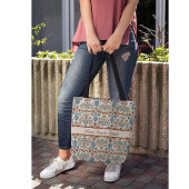 Skandinavisches Folkloredesign - Blume individuell Tasche