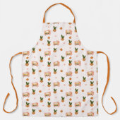 Skandinavisches Haus TV Nahtloses Muster Schürze (Vorderseite)